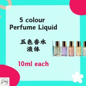 Redeem 5 Colour Perfume Liquid 5色香水液体 各10ml