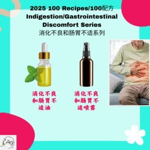2025 100配方 消化不良/肠胃不适系列 Indigestion / Digestive Discomfort Series